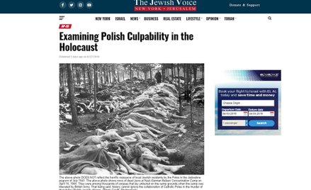 Polska ambasada wytyka kolejną manipulację "Jewish Voice"