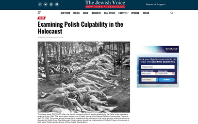 Polska ambasada wytyka kolejną manipulację "Jewish Voice"