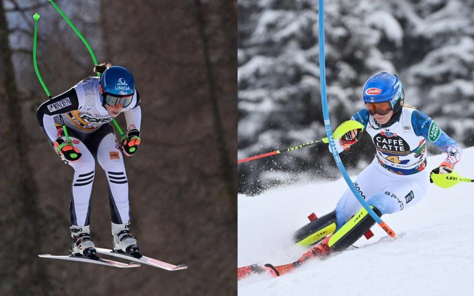 Mikaela Shiffrin i Petra Vlhova: one dwie i reszta
