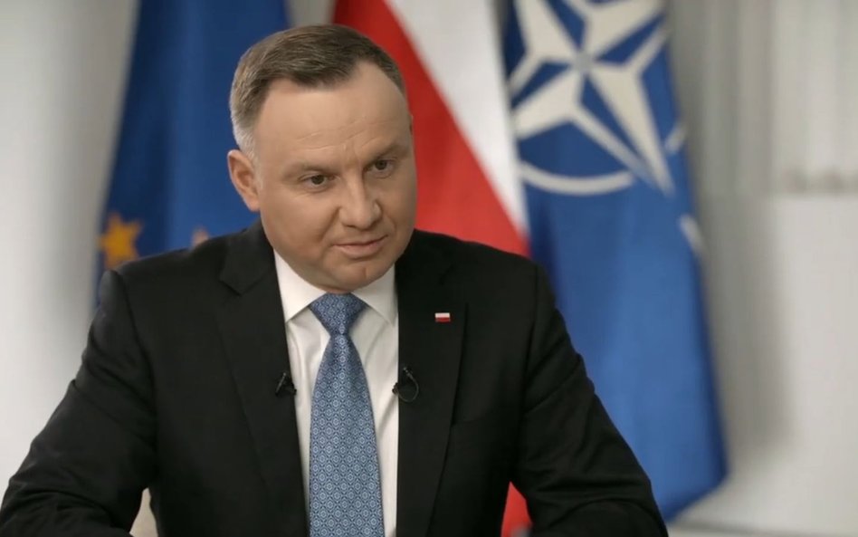 Prezydent Duda: Putin politycznie już przegrał tę wojnę, a militarnie jej nie wygrywa