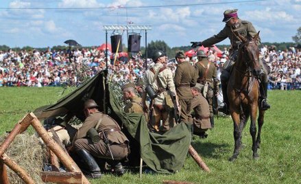 Ossów. Inscenizacja Bitwy Warszawskiej z 1920 roku