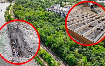 Mieszkańcy przedstawili obszerną fotorelację z miejsca inwestycji