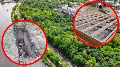 Mieszkańcy przedstawili obszerną fotorelację z miejsca inwestycji