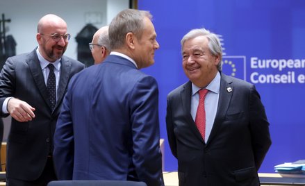 Premier Donald Tusk na szczycie Rady Europejskiej w Brukseli