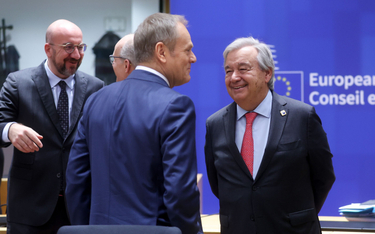 Premier Donald Tusk na szczycie Rady Europejskiej w Brukseli
