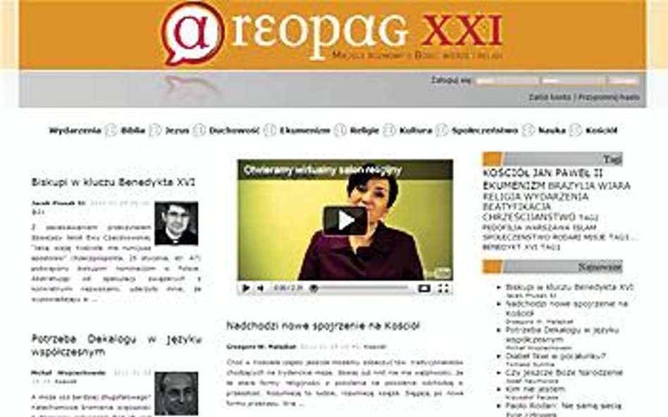 Areopag 21 - salon religii w Internecie