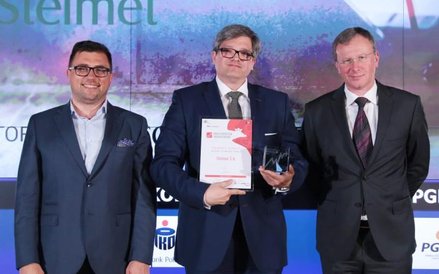 Zielonogórski Stelmet został nagrodzony w kategorii firma średnia. Nagrodę z rąk wiceministra Skarbu