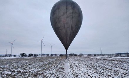 Balon wykorzystany do przemytu papierosów