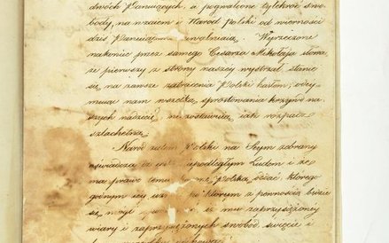 Akt detronizacji cara Mikołaja I jako króla Polski. Warszawa, 25 stycznia 1831