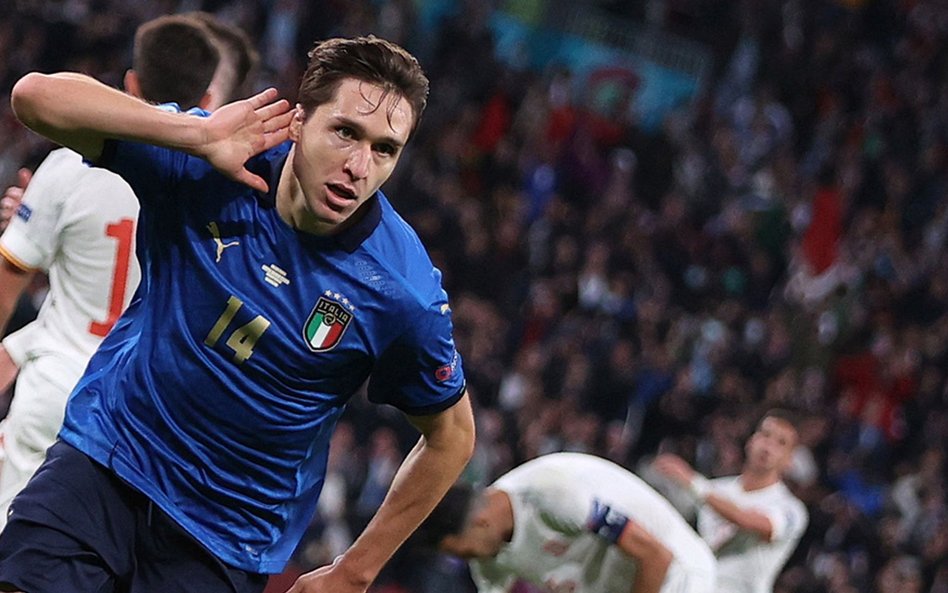 Federico Chiesę wybrano na najlepszego gracza półfinału Włochy–Hiszpania