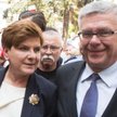 Beata Szydło i Stanisław Karczewski