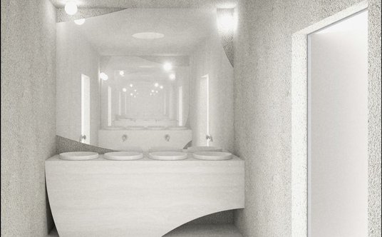 Zwycięski projekt „SUBTILITAS” autorstwa Dominika Pierzchlewicza, Kuby Zajusza i Tomasza Bachórza.