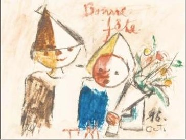 Akwarela Tadeusza Makowskiego.