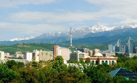 Region Ałmaty jest położony na południu kraju i graniczy z Kirgistanem i Chinami. Na zdjęciu widok A