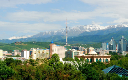 Region Ałmaty jest położony na południu kraju i graniczy z Kirgistanem i Chinami. Na zdjęciu widok A