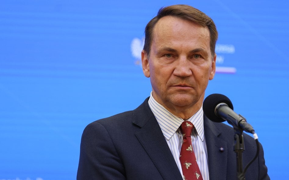 Minister spraw zagranicznych Radosław Sikorski