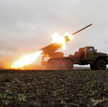 Ukraińska wyrzutnia rakiet w Donbasie