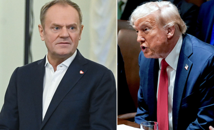 Donald Tusk i Donald Trump