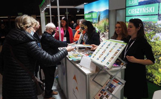 Jedno z największych stoisk zapewniła sobie Śląska Organizacja Turystyczna