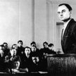 Witold Pilecki zeznaje podczas rozprawy