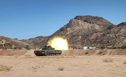 Ćwiczenia rebeliantów Huti