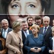 Angela Merkel wśród kolegów partyjnych wczoraj w Berlinie