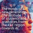 Okładka raportu Fundacji AICEE pt. „Postawa umysłów nowej generacji wobec AI w CEE”.