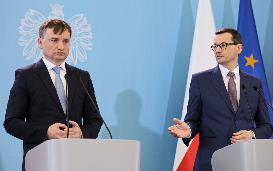 Mateusz Morawiecki i Zbigniew Ziobro w przyszłym tygodniu będą rozmawiać o projekcie nowelizacji ust