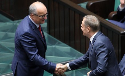 Włodzimierz Czarzasty i Donald Tusk