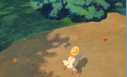 Félix Vallotton „Piłka” (Zakątek parku z dzieckiem”) 1899