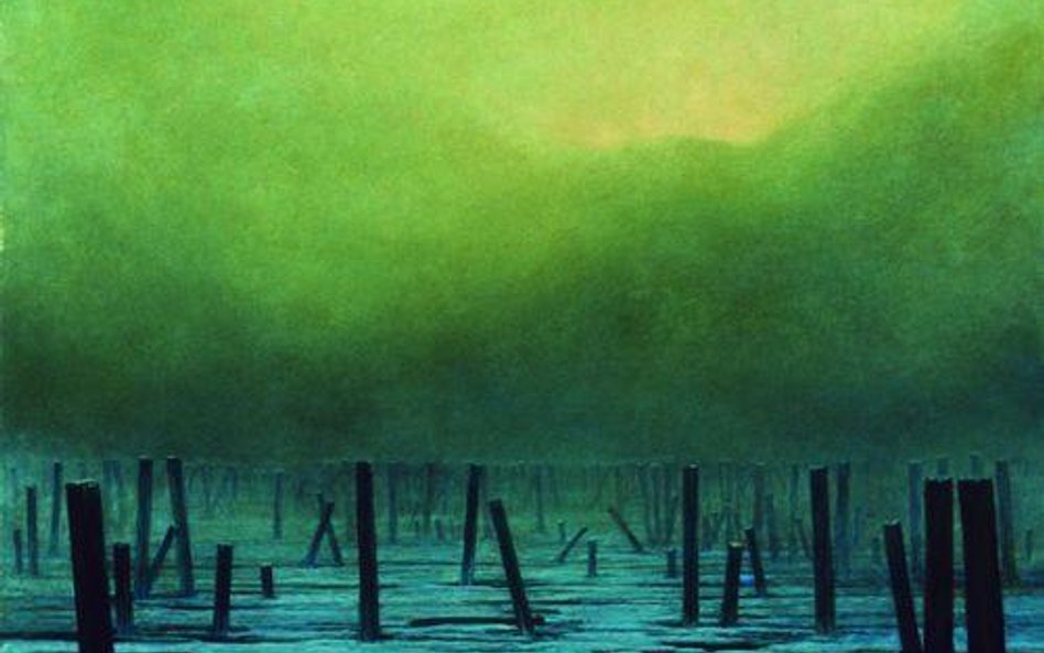 Praca z albumu - Wiesław Banach ZdzisŁaw Beksiński 1929–2005 Wydawnictwo BOSZ, 2014