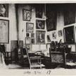 Salon Gertrudy Stein, 27 Rue de Fleurus, Paryż, fotografia czarno-biała, 1910 Credit: Gertrude Stein