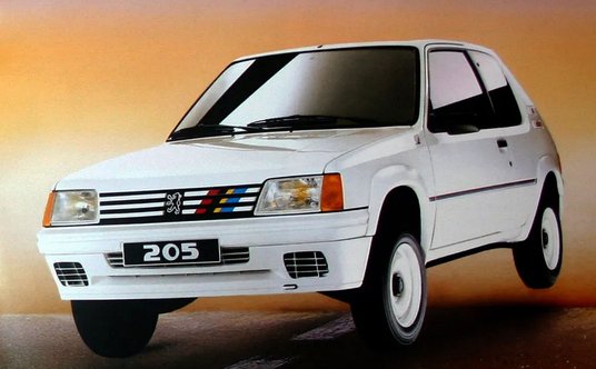 Protoplasta Peugeot 205 Rallye