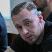 Oskarżony Łukasz Żak na sali rozpraw Sądu Rejonowego dla Warszawy-Śródmieścia