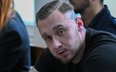 Oskarżony Łukasz Żak na sali rozpraw Sądu Rejonowego dla Warszawy-Śródmieścia