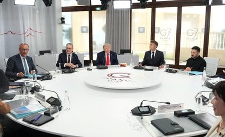 Wołodymyr Zełenski na szczycie G7