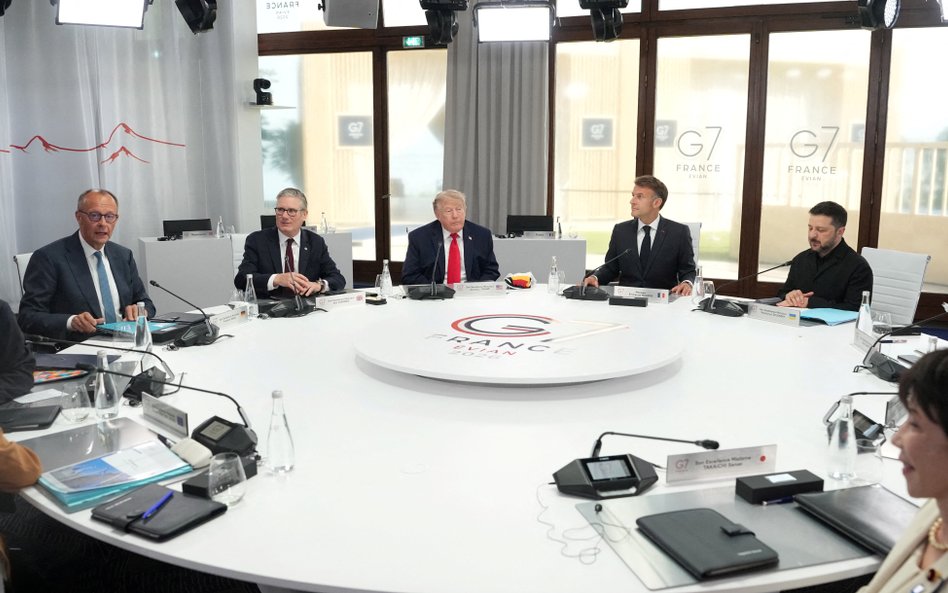 Wołodymyr Zełenski na szczycie G7