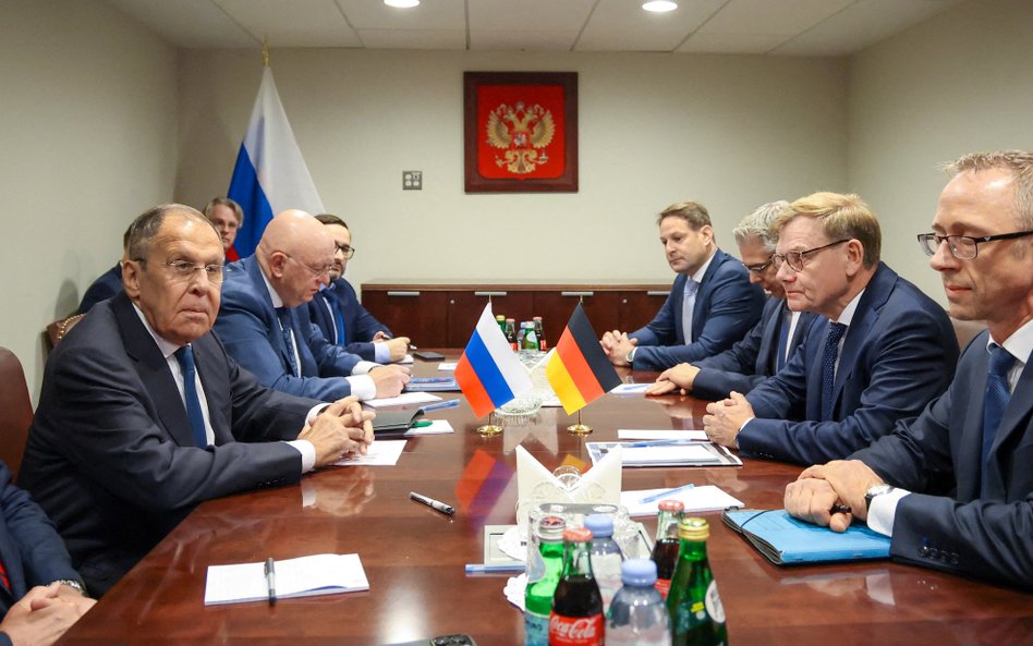 Spotkanie między rosyjskim i niemieckim ministrami spraw zagranicznych