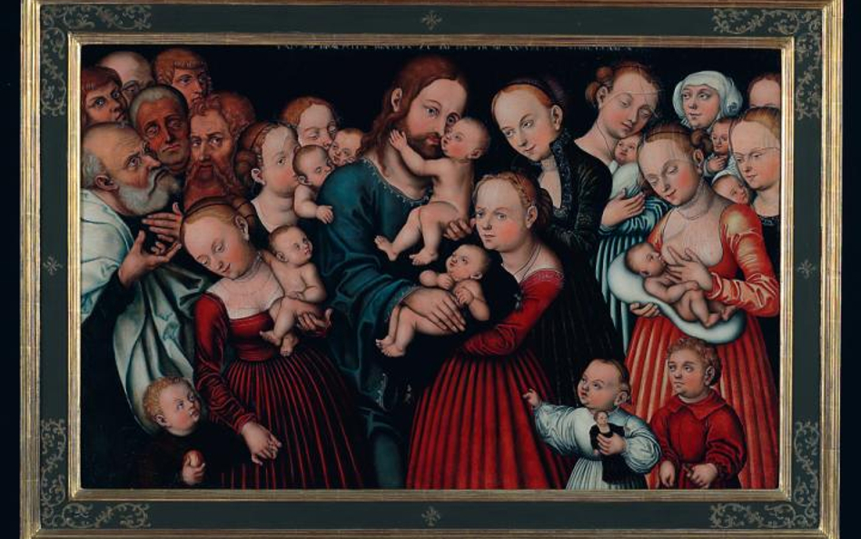 Lucas Cranach starszy „Chrystus błogosławiący dzieci”