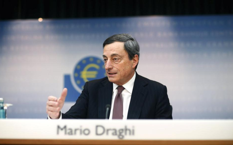 Mario Draghi, prezes Europejskiego Banku Centralnego