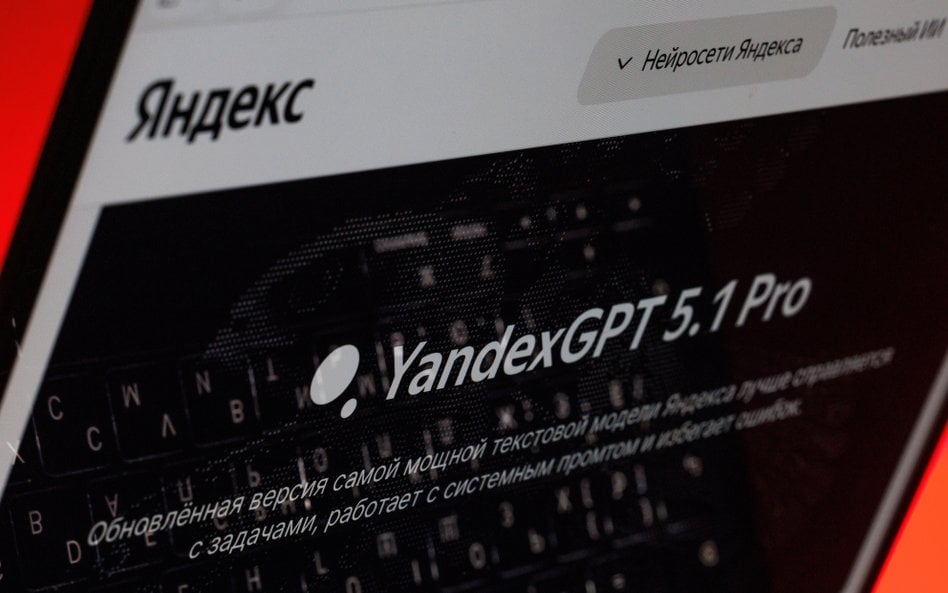 Yandex wiedzie prym w rosyjskiej sztucznej inteligencji. Jednak zniszczenie jego superkomputerów nie