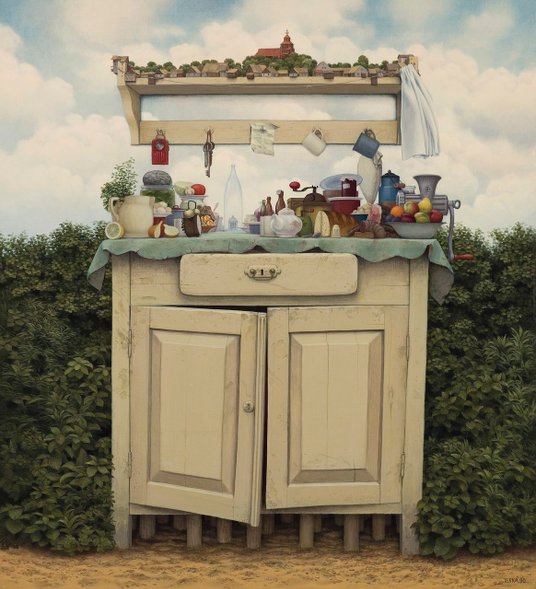 Obraz Tadeusza Makowskiego był w kolekcji marszanda Zbigniewa Legutki.