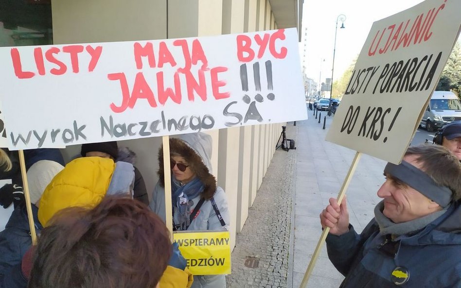 Ważą się losy jawności list poparcia dla kandydatów do KRS
