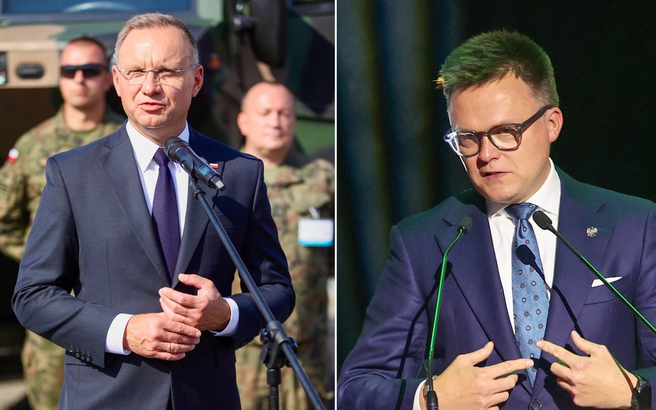 Andrzej Duda, Szymon Hołownia, Donald Tusk