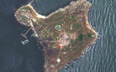 Wyspa Węży, zdjęcie satelitarne