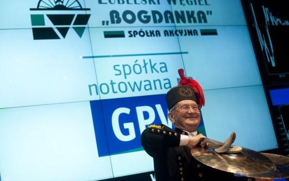 O godz. 13.35 kurs Bogdanki rósł o 4,8 proc. do 78 zł