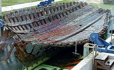 Archeolodzy badali wrak „La Belle” w suchym doku