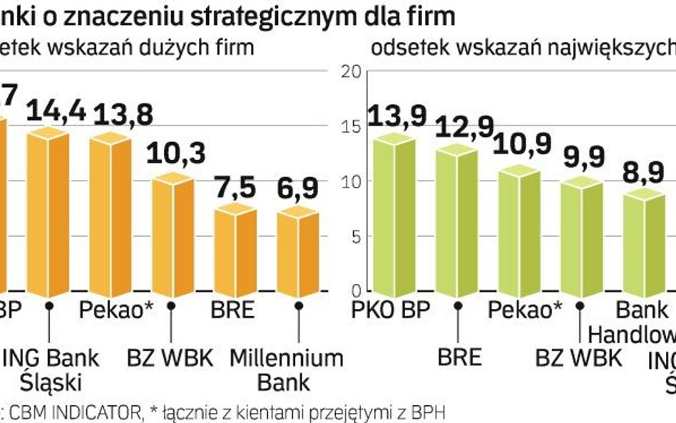 PKO BP popularne wśród firm