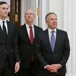 Jared Kushner, Kirył Dmitriew i Steve Witkoff podczas wizyty wysłanników Trumpa w Moskwie, grudzień 