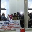 Protest osób z niepełnosprawnościami i ich opiekunów wrócił do Sejmu